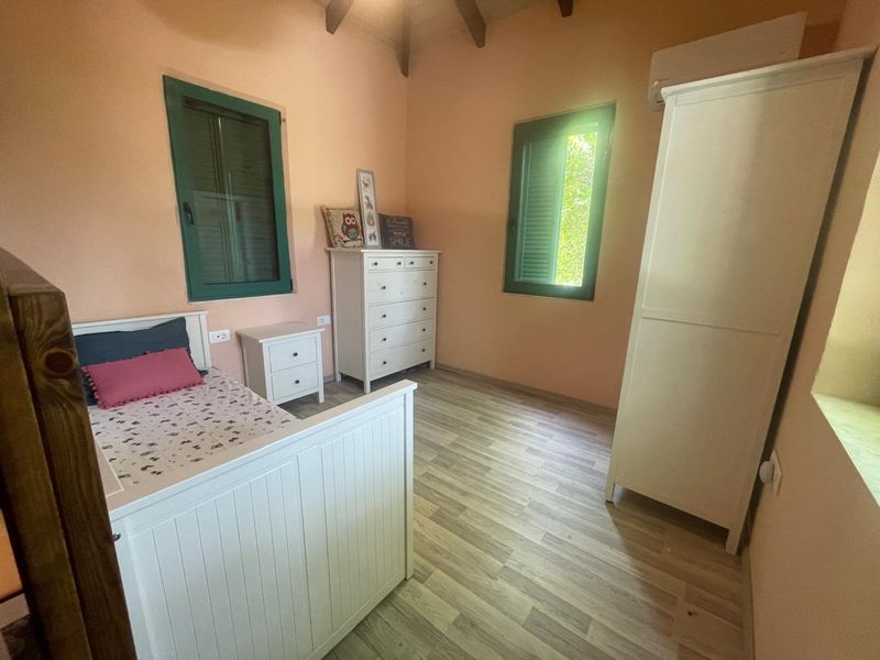 Bedroom 2 in the traditional Pirgos guesthouse from 1917 at Villa Irianna, Rhodes