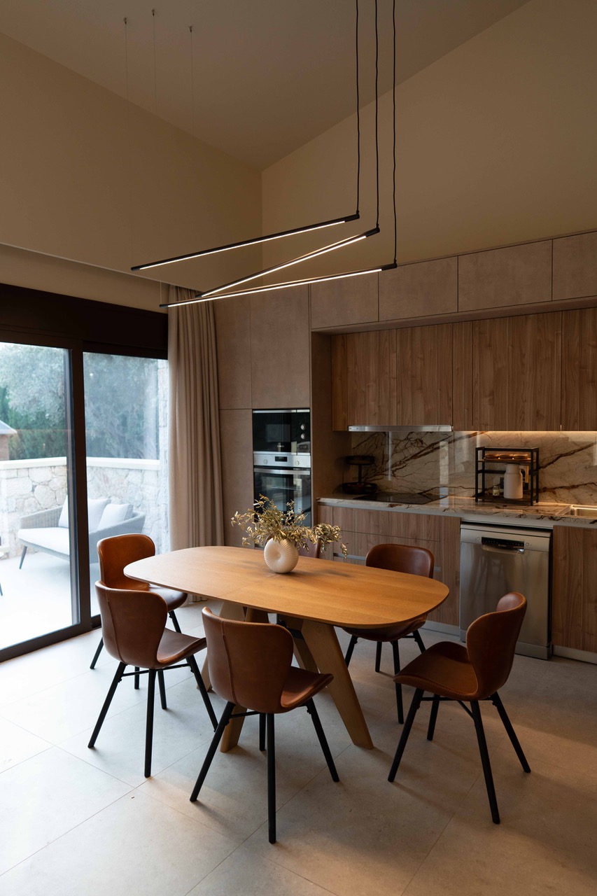 Modern kitchen with all appliances